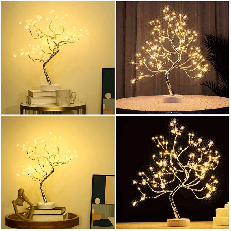 Portable Fairy Light Spirit Tree with Versatile Wireless Design