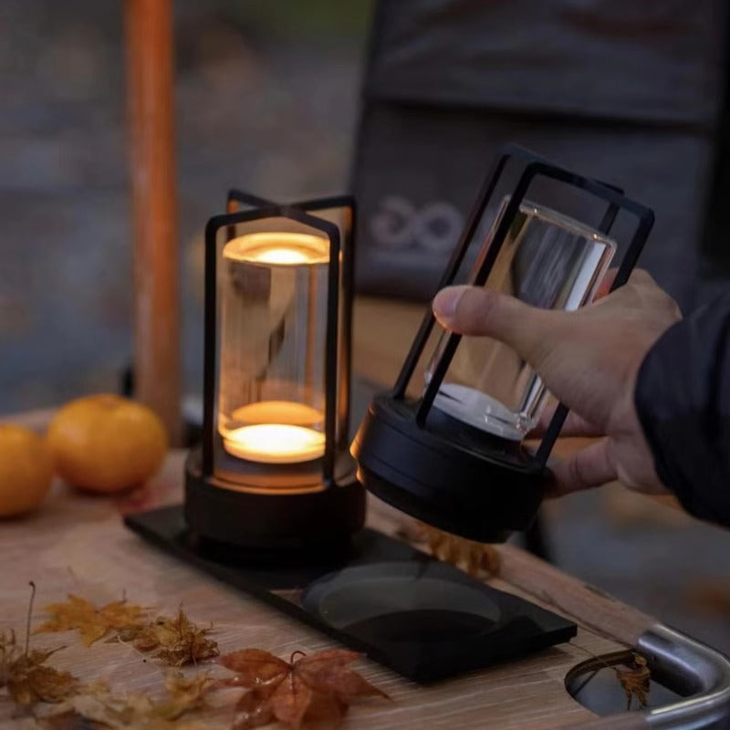 Rechargeable Crystal Table Lamp with 360 Degree Ambient Glow