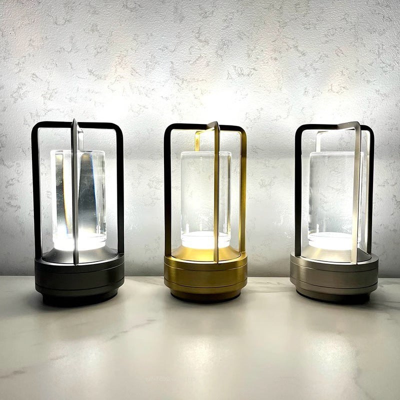 Rechargeable Crystal Table Lamp with 360 Degree Ambient Glow
