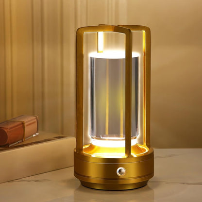 Rechargeable Crystal Table Lamp with 360 Degree Ambient Glow