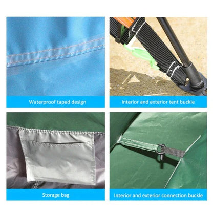 Instant Pop-Up Tent, 3-4 Person Fast Pitch Camping Shelter, Lightweight Outdoor Dome