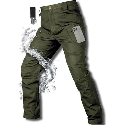 Winter Cargo Trousers for Men and Waterproof Thermal Pants