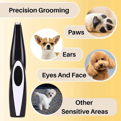 Professional Precision Pet Trimmer and Rechargeable Dog and Cat Shaver