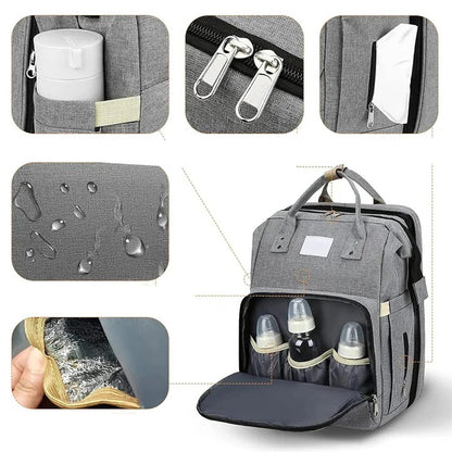 Multi-Functional Parent Backpack and Baby Essentials Bag