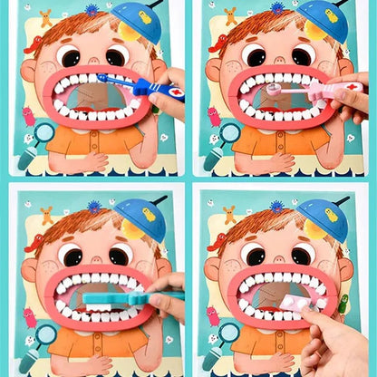 Professional Children’s Dentist Kit and Durable Plastic Medical Tools