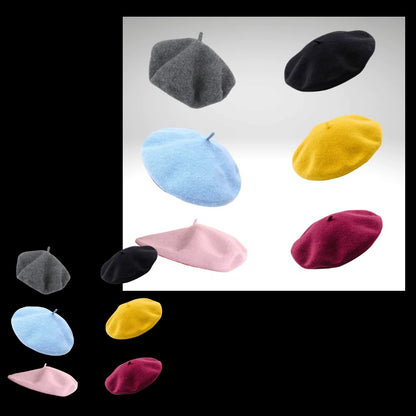 Classic Women’s Woollen Beret and Lightweight Breathable Winter Hat