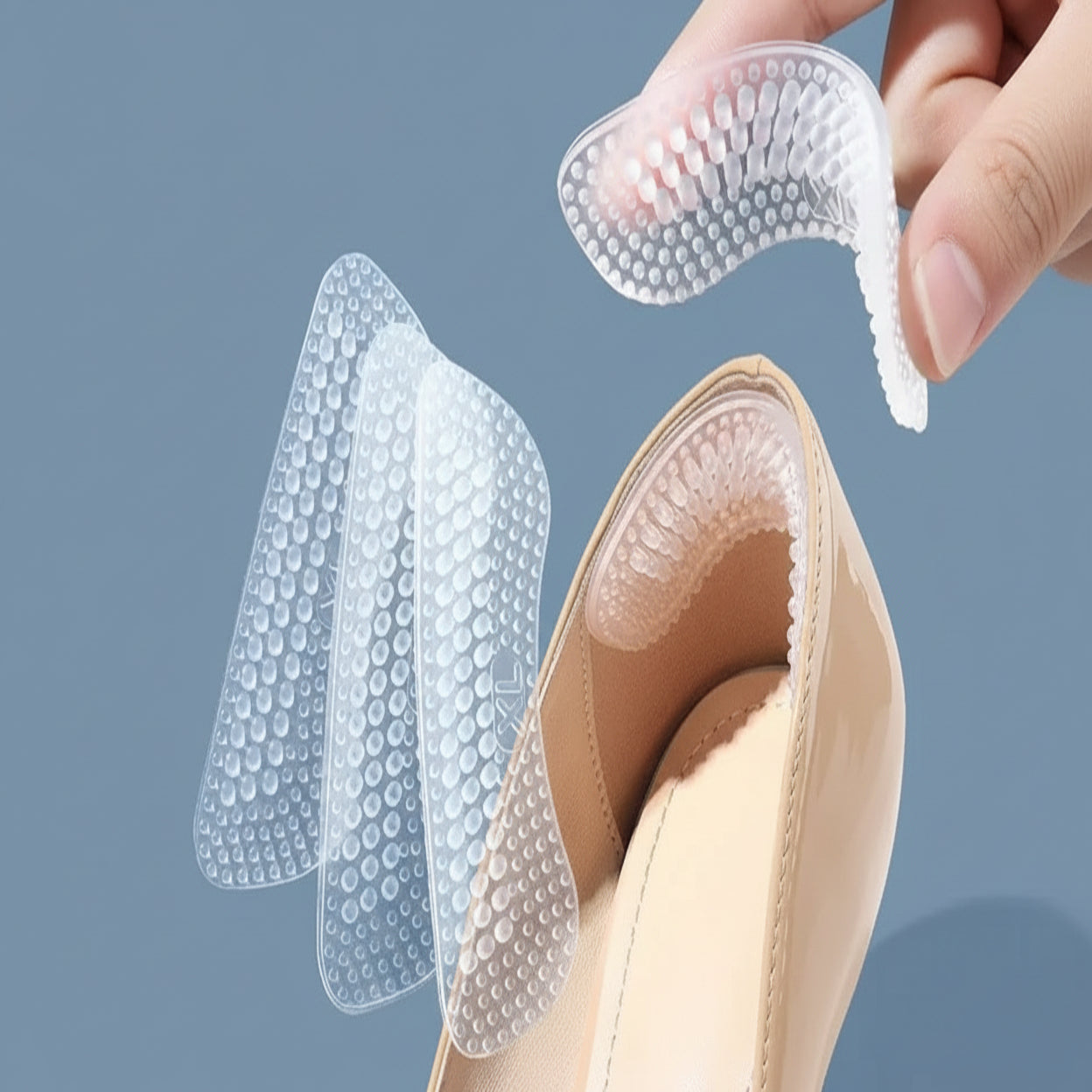 Heel Grips Made with Silicone Material