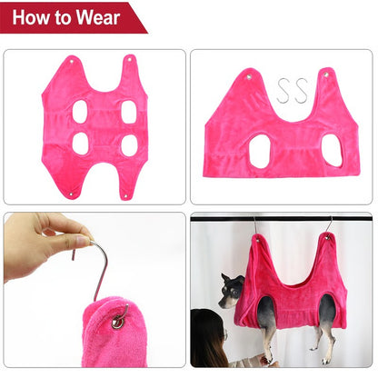 Pet Grooming Hammock, Comfortable Dog Hammock for Nail Trimming, Washing, and Easy Grooming