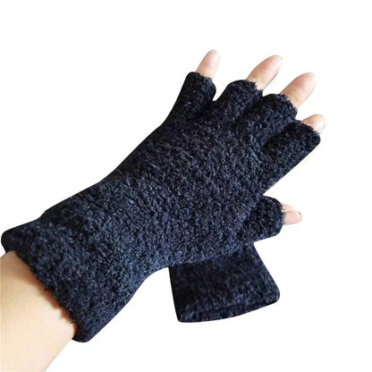 The Cozy Winter Comfort Knit Half Finger Gloves