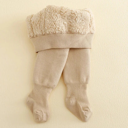 Premium Kids Winter Fleece Lined Leggings and Opaque Heavyweight Tights