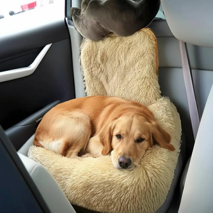 Vehicle Pet Protector with Nonslip Bottom and Padded Bolsters