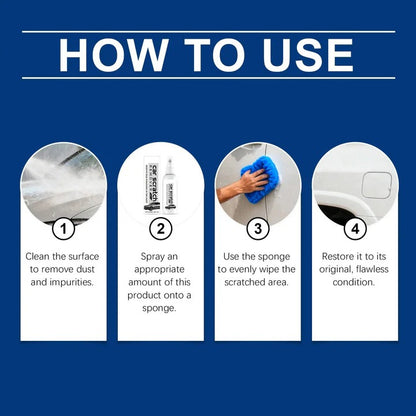 Paint Repair Solution with High Gloss Finish and Surface Restoration