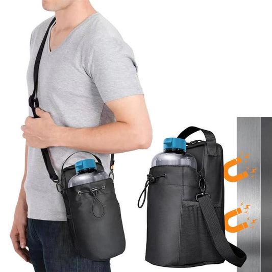 Compact Athletic Duffel Bag with Magnetic Closure and Multi Use Compartments