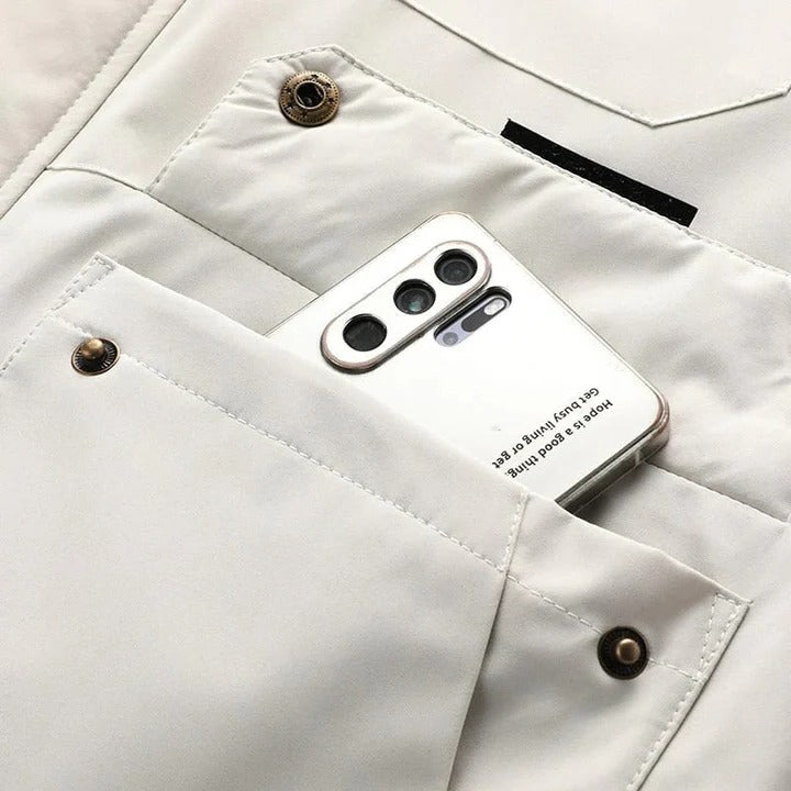 Wind Resistant and Waterproof Outdoor Jacket For Men with Enhanced Weather Protection