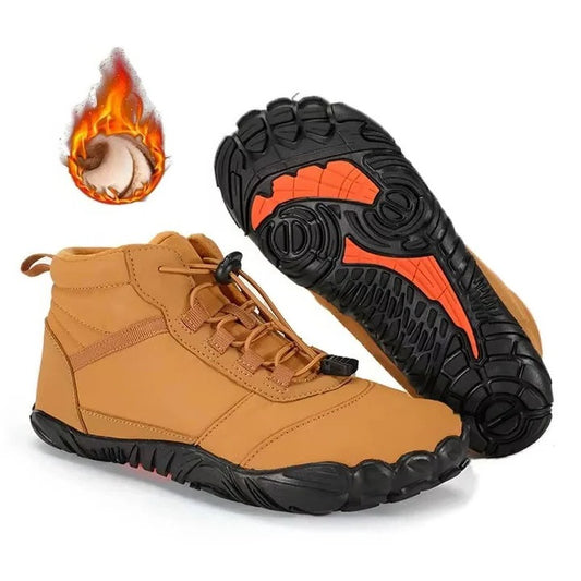 Waterproof & Snowproof Winter Barefoot Shoes with Cosy Fleece plus Natural Foot Movement Design