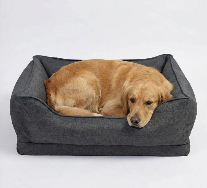 Orthopedic Anti Slip Car Dog Bed Back Seat with Ergonomic Pressure Relief