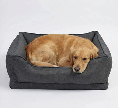 Orthopedic Anti Slip Car Dog Bed Back Seat with Ergonomic Pressure Relief