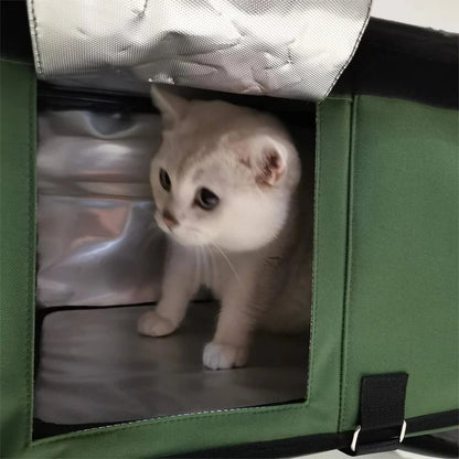 Thermal Shelter Sanctuary and Heated Outdoor Cat House for Winter