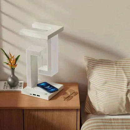 Levitating Ambient Illumination and Floating Lamp with Wireless Charger