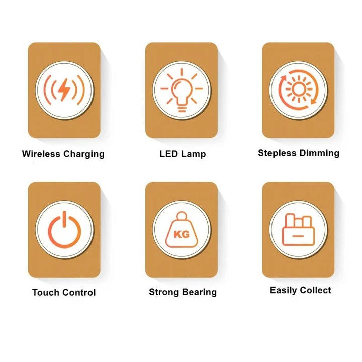 Levitating Ambient Illumination and Floating Lamp with Wireless Charger