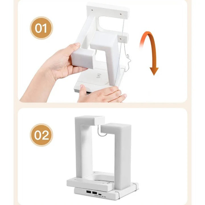 Levitating Ambient Illumination and Floating Lamp with Wireless Charger