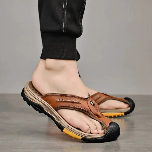 Ultra-Lite Thong Sandal and Water Resistant & Lightweight Toe Flip Flops for Men