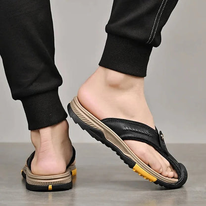 Ultra-Lite Thong Sandal and Water Resistant and Lightweight Toe Flip Flops for Men