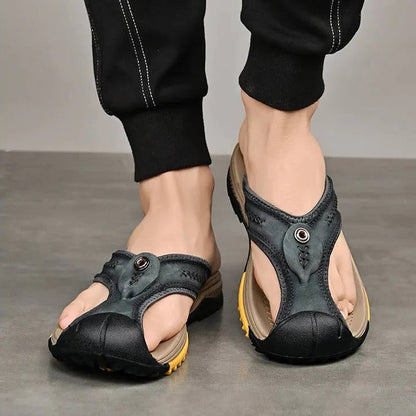 Ultra-Lite Thong Sandal and Water Resistant and Lightweight Toe Flip Flops for Men