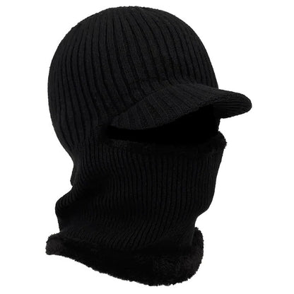 Woven Full-Face Thermal Headwear and Knit Beanie Balaclava