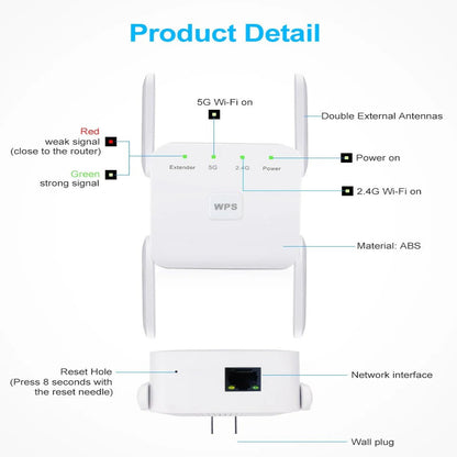 5G Signal Booster and Dual Band WiFi Extender