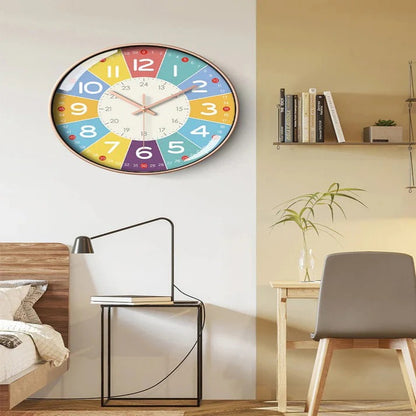Quiet Nursery Clock and Muted Childrens Timepiece