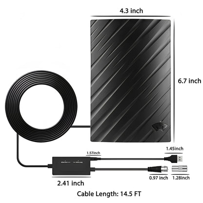 Indoor 4K TV Antenna for Free Local Channels