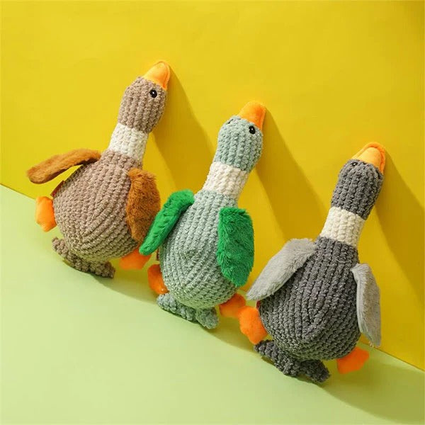 Tough Goose Plush Toy for Strong pet Chewing