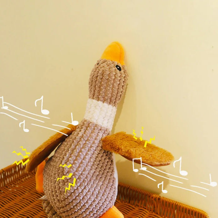 Tough Goose Plush Toy for Strong pet Chewing