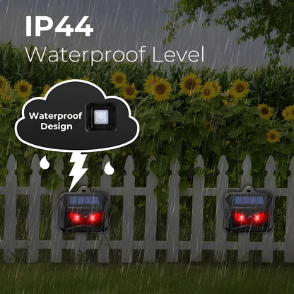 Dual Pack Ultrasonic Pest Deterrent with Solar Charging