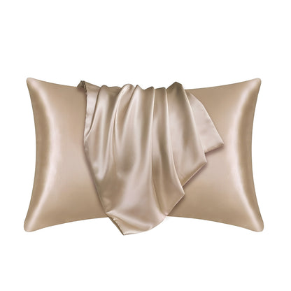Smooth Satin Bedding Pillowcase for Hair and Skin Protection