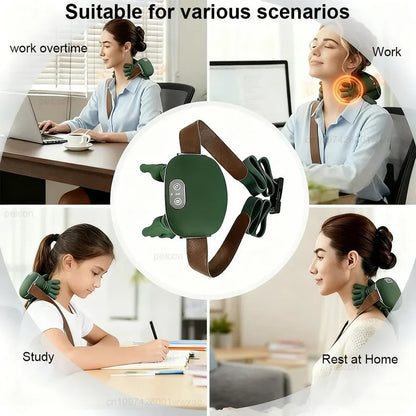 Deep Tissue 4D Shiatsu Massager with Adjustable Heat for Neck and Back