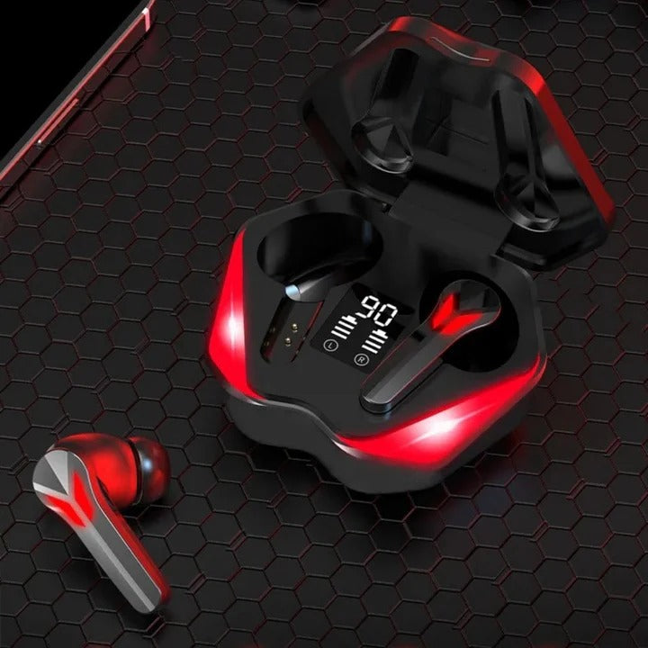 Wireless Gaming Earbuds, Bluetooth 5.2 Headphones, Low Latency, Touch Control Mic