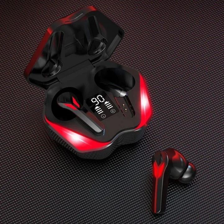 Wireless Gaming Earbuds, Bluetooth 5.2 Headphones, Low Latency, Touch Control Mic
