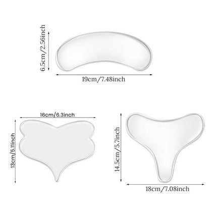 Reusable Silicone Chest Smoothing Patches for Wrinkle Reduction