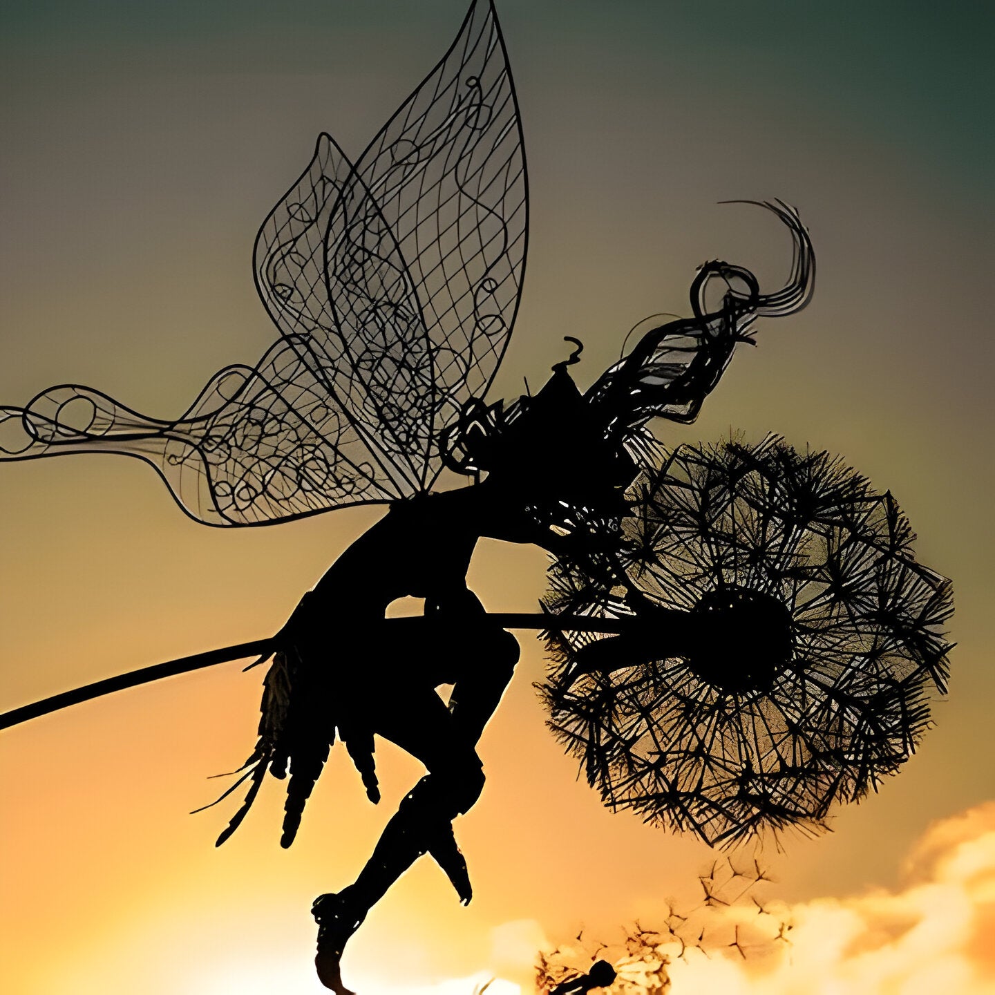 Fairy Steel Garden Sculptures