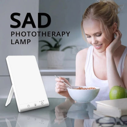 Full Spectrum Daylight Simulation Lamp with Adjustable Intensity for Winter Mood Balance