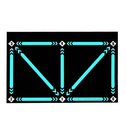 Indoor Football Training Mat with Video Guided Training Sessions