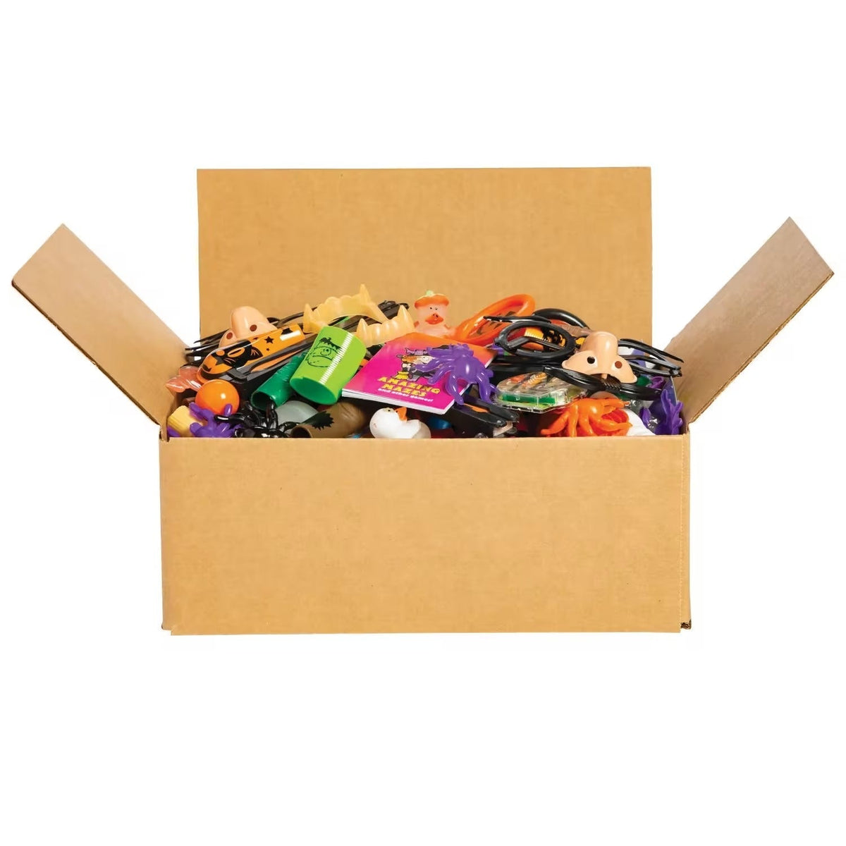 Bulk Halloween Toy and Novelty Mix with 240 Pieces for Goody Bags and Classroom Rewards