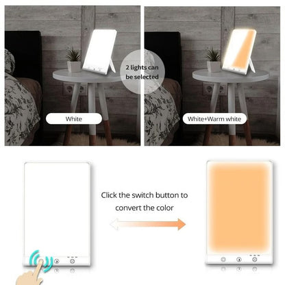 Full Spectrum Daylight Simulation Lamp with Adjustable Intensity for Winter Mood Balance