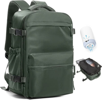 Water-Resistant Travel Backpack for 15.6in Devices