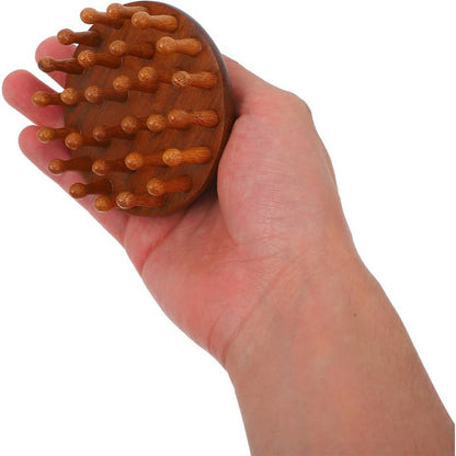 Aromatic Wood Detangling Comb with Scalp Stimulation and Body Massage Use