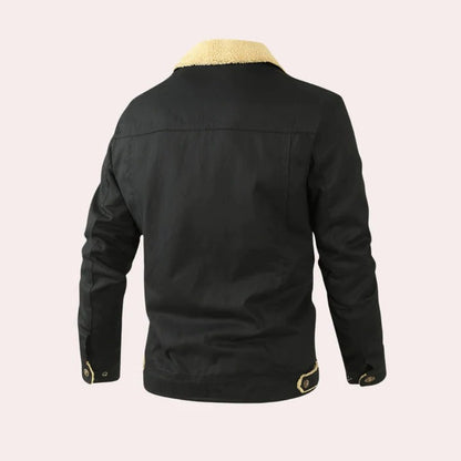 Retro Style Jacket for Men with Classic Fit and Durable Exterior
