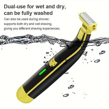 Cordless Rechargeable Mens Shaver and Beard Trimmer