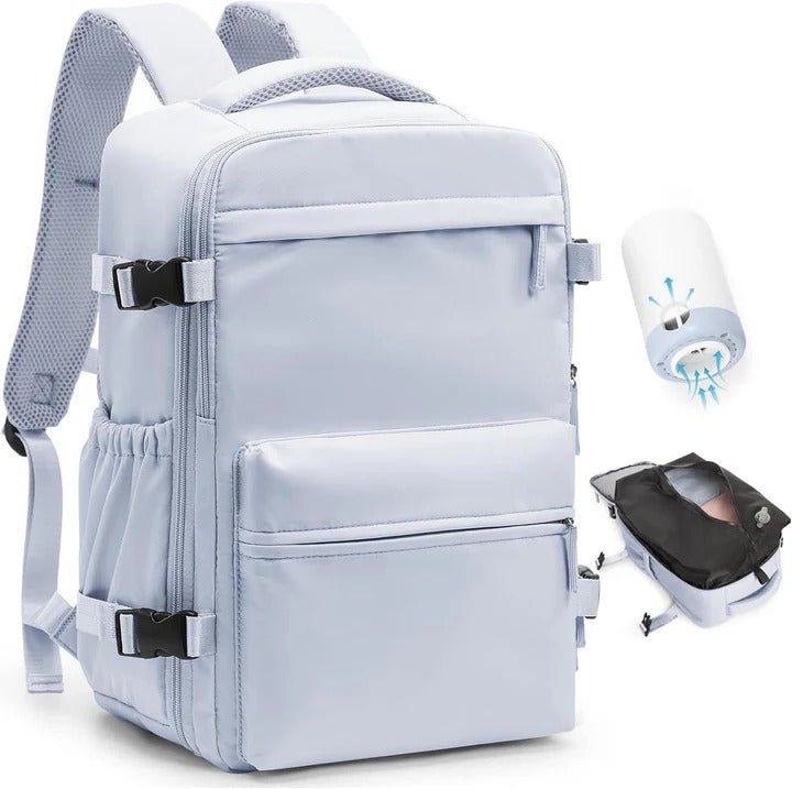 Water-Resistant Travel Backpack for 15.6in Devices